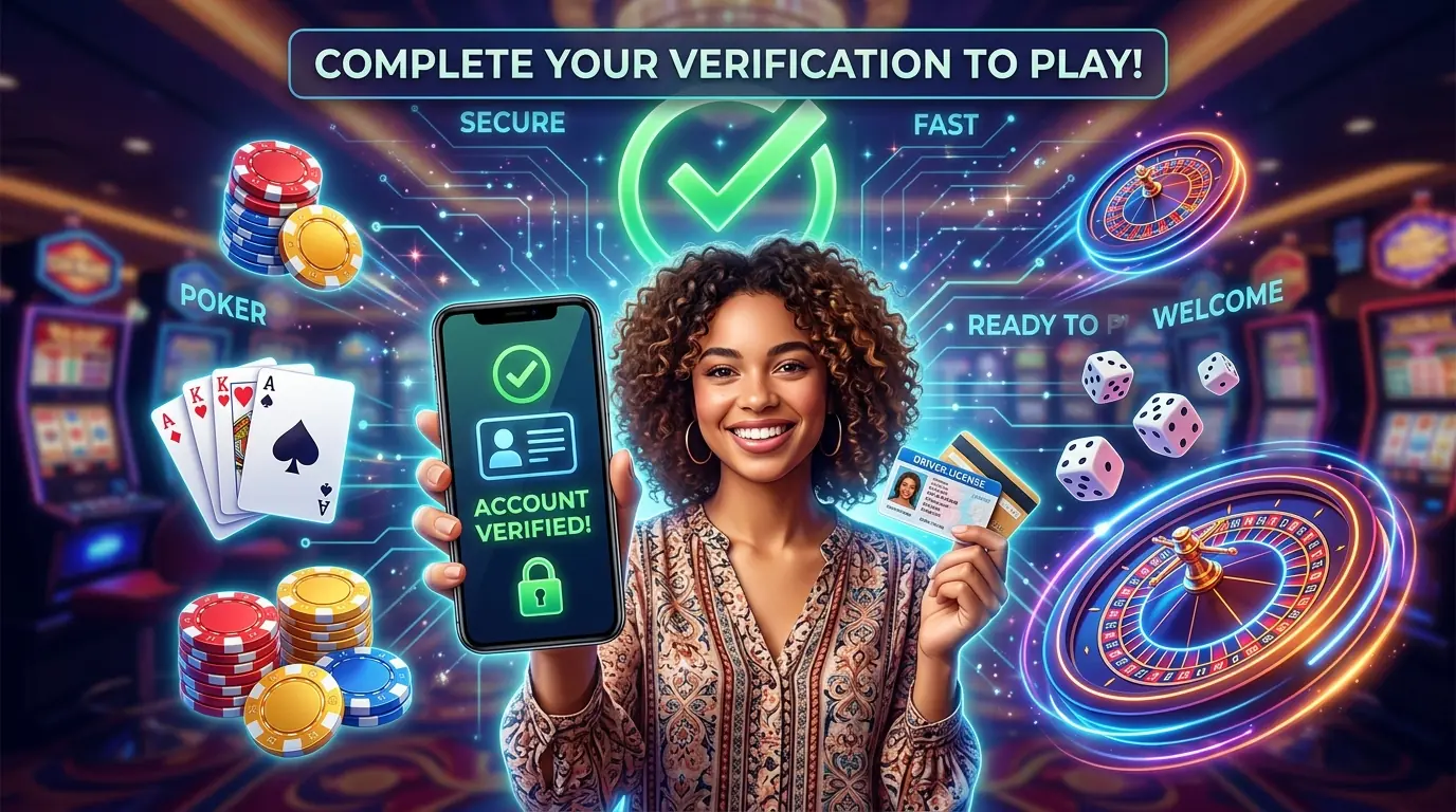Bekræft konto hos Oshi casino