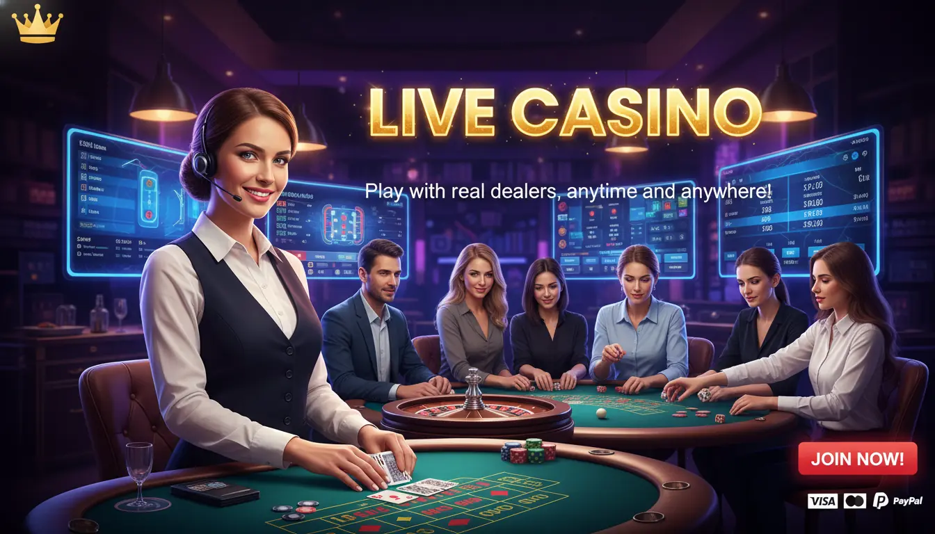 Live casino på Oshi casino
